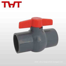 2017 high quality 12'' pvc upvc ball valve